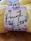 Lion Brand Yarn Pound Of Love 4 Ply Worsted Weight Skein Color 158 Honey Bee