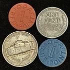 Us Estate Coin Set- Silver War Nickel  Red   Blue Opa Token   Steel Cent Ww2 Lot