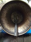 Ornate Antique Tibetan Ghanta Etched Brass Bronze Bell 6 