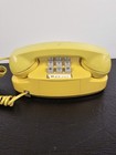 Vtg The Princess Western Electric Mustard Yellow Push Button Desk Telephone