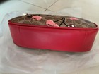New Coach Women   s Teri Cherry Shoulder Bag Cy694 In Signature Canvas Bag