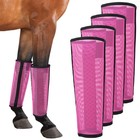 Set Of 4 Mesh Fly Boots For Horse For Preventing Flies And Mosquitoes Bites