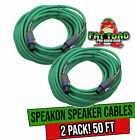 Speakon To Speakon Cables  2 Pack  By Fat Toad   50ft Professional Pro Audio
