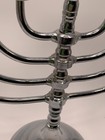 Silver Tone 9-branch Hanukkah Menorah With Star Of David  Judaism