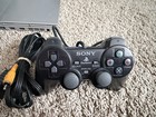Silver Playstation 2 Slim Oem Bundle     Oem Controller And Cables