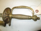 Us Civil War Model 1840 Officers Sword   Scabbard Etched Blade French Import T58