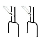 Folding Banquet Table Legs 2-pack Compact Easy Assemble Tubular Steel Durable