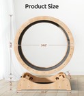 39 4  Wooden Cat Running Wheel - Low Noise Exercise Wheel For Large Indoor Cats