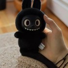 1 Pc Cute Monster V3 Style Plush Black Color Toy Vinyl Keychain Gift Collectible