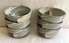 Japanese Hakeme Chawan Tea Bowl 6 Studio Pottery Matcha Rice Artisan Ceramic