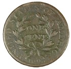 1803 Draped Bust Large Cent  Small Fraction- Vg Detailed-smh-2364