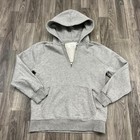 Zara 1 4 Zip Up Pullover Grey Hooded Sweatshirt Hoodie Youth Size 11-12 Yrs  Old