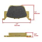 Caltric Rear   Front Left Right Brake Pads For Honda Rincon 680 Trx680 2006-2023