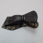 Vintage Victorian Brass Handcrafted Embossed Wax Casted Handshape Letter Clip