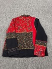 Koret Jacket Women Large Artsy Floral Patchwork Cottagecore Granny Tapestry Vtg