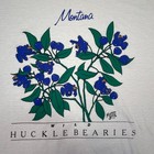 Vintage Montana Shirts Women s Xl Tee Shirt Made In Usa 1989 Huckleberries Retro