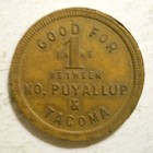 Tacoma Transit Company  washington  Transit Token - Wa880a