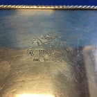 Vtg Vanity Box Valet Trinket Silvertone