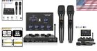 Professional 16-channel Wireless Karaoke Mixer With 2 Mics   Optical Toslink