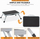 Folding Step Stool Metal Step Stool With Nonslip Mat Rv One Foot Stool For Bedro