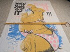 Vintage Mid Century Modern Beach Towel Hippo If You ve Got It Flaunt It 50 x32 