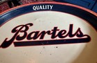 Original  bartels Quality  Oval Beer Tray  15-3 8  Long  Wilkes-barre  Pa 