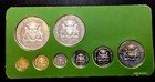 1977 Nat   l Coinage Of Guyana Proof Set Franklin Mint  Enn Coins