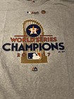     Houston Astros 2017 World Series Champions T-shirt Official Mlb Mens M  new  