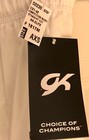 Gk Mens X-small  1817 Competition Shorts White N s Gymnastic Running Gym Axs Nwt