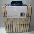100-pack Spring-loaded Wood Clothespins