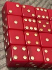 20 Red Vintage Bakelite Dice 101625eaazde