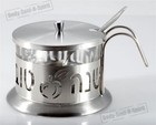 Israel Jewish Year Hebrew Judaica Gift Honey Jar Serving Dish Bowl Rosh Hashana