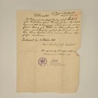 Original Wwi German Document 1918 Bucharest Power Of Attorney Rir 403 Stamp Form