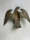 Vintage Antique Eagle Flag Pole Finial Topper Large Patriotic American Brass