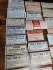 Lot Of 40 Vintage Pharmacy Labels  Apothecary Collectible Unique Poison