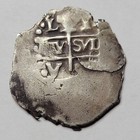 1739-1748 Cob 1 Real Lima Peru Circulated Spanish Colonial Silver Nice  v676