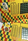 Vtg Punch Board Gambling George Petty Pin Up Cigarette Lucky Trade Stimulator X4