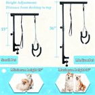 Pro 36in Dog Grooming Table Arm With Comfy Hammock And Haunch Holder Small Pet