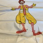 Vintage Ronald Mcdonald Plastic Bib Rare Mcdonald   s