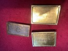 Lot Of 3 Vintage Early Tin Between The Acts Little Cigars  And  Old Briar  Tobac
