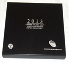 United States Mint 2013 Limited Edition Silver Proof Coin Set W  Box Coa