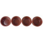 Cermer 4-ounce Terracotta Ramekin Dishes Two-tone Reddish-brown