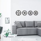 Steampunk Gear Wheel Wall Art Set Of 4 Vintage Industrial Decor For Home