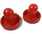 Air Hockey Replacement Paddles 2 5    Pushers Brand New Red Set Of 2 Sears  48022