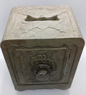 Antique Cast Iron Coin Deposit Bank safe--no Combination For Opening