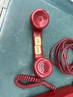 Vintage Bell System Western Electric Rotary Dial Desk Telephone C d 500 Dark Red