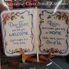 Cross Stitch Dear Guest Best Sellers Decorative Keepsakes Kit 08500 Nos Jca Inc