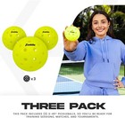 Franklin X-40 Outdoor Pickleballs - 3 Pack - Usapa Approved - Yellow