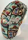 Road Trip Camper Print Size Large Medical Bouffant Scrub Cap Surgery Hat