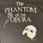Vintage 1989 The Phantom Of The Opera Black Graphic T Shirt Large Made In Usa